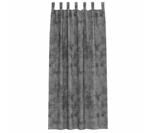 Samta Aizvēji 2 Gab. Ar Acīm Pelēki 245 X 140 Cm Vidaxl