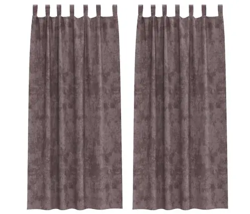 Samta Aizkari 2 Gabali Brūnā Krāsā 245 X 140 Cm Vidaxl
