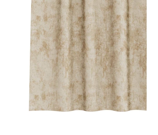 Kardin Kardinatega 2 Pcs Cream 260 X 140 Cm Samet