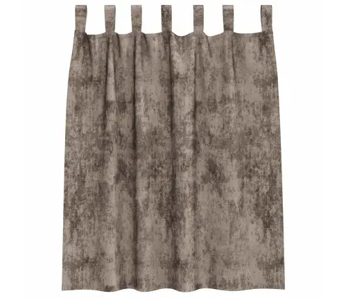 Samta Aizkari 2 Gab. Ar Acs Caurumiem, Kafija, 140 X 140 Cm. Vidaxl