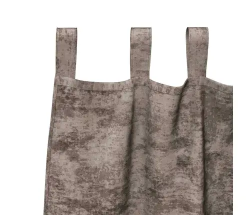 Aksominio Tipo Užuolaidos 2 Pcs Kapučino 175 X 140 Cm Aksomas