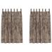 Užuolaida Su Užuolaidomis 2 Pcs Kapučino 175 X 140 Cm Aksomas