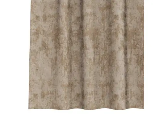 Užuolaida Su Užuolaidomis 2 Pcs Šampano 140 X 140 Cm Aksomas