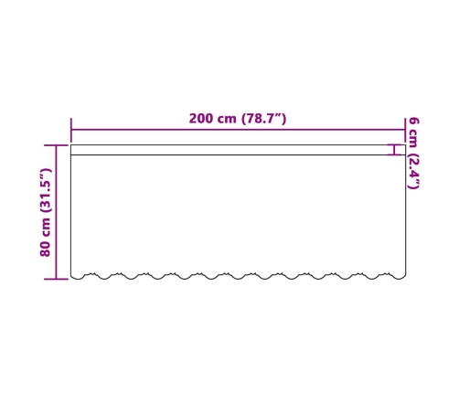 Kardinaid Kardinatega Valge 500X100Cm Polüester