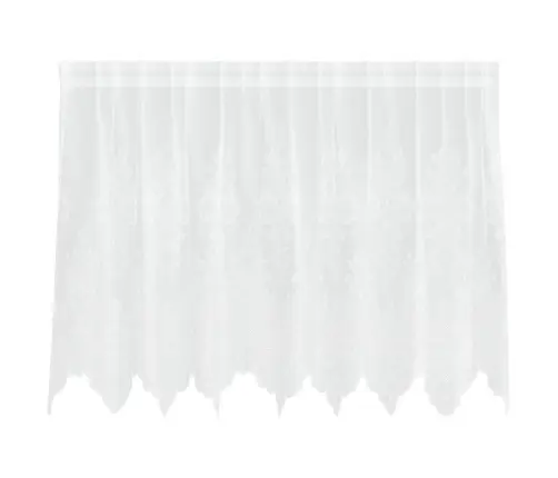 Lina Kardin Kardinatega Lilled Valge 100 X 200 Cm Polüester