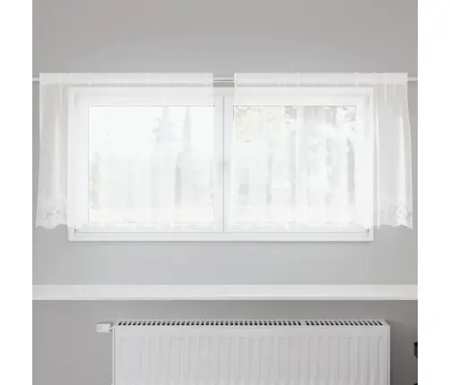 Kardinaid Kardinatega Valge 500X100Cm Polüester