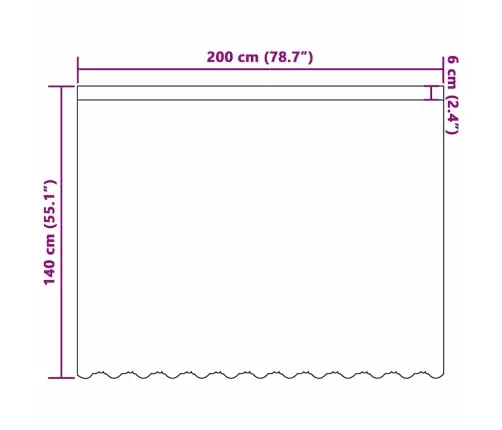 Aizkari Ar Aizkariem Ziedu Raksts Balts 200 X 140 Cm Poliesters Vidaxl