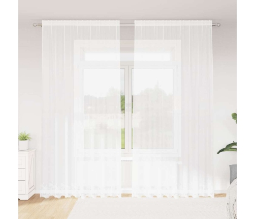 Kardinaid Kardinatega Valge 500X100Cm Polüester