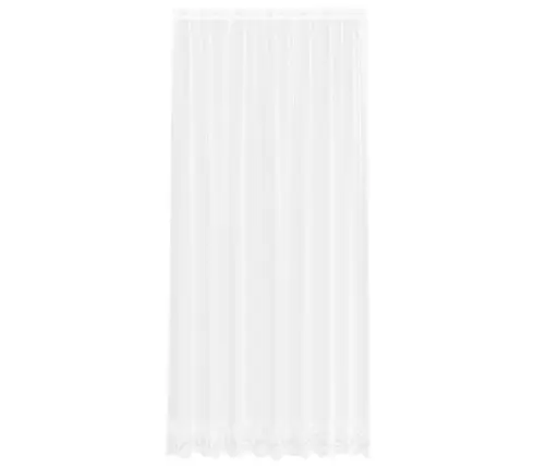 Nėrinių Užuolaida Su Užuolaidomis Balta 200X260Cm Poliesteris