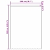 Kardinaid Kardinatega Valge 500X100Cm Polüester