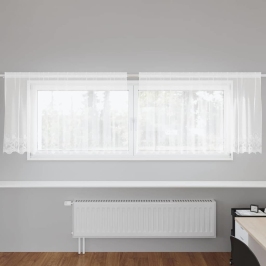 Kardinaid Kardinatega Valge 500X100Cm Polüester