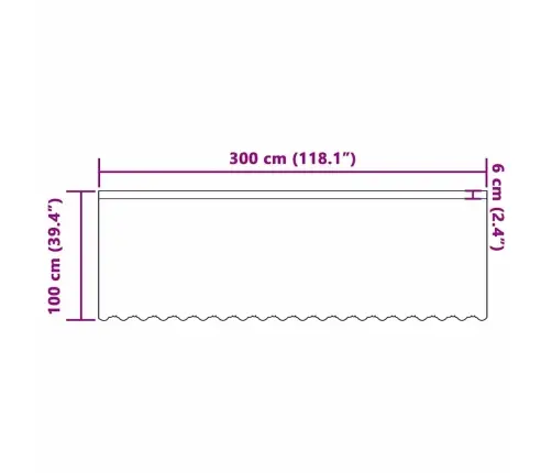 Mežģīņu Aizkars Ar Aizkariem Ziedu Raksts Balta 300 X 100 Cm Poliesters Vidaxl