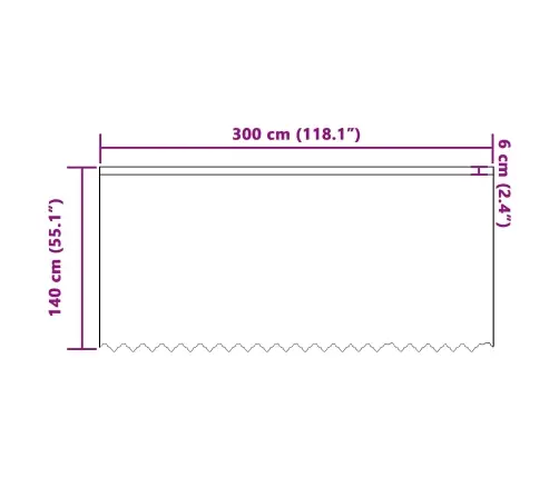 Mežģīņu Aizkars Ar Aizkariem Balta 300 X 140 Cm Poliesters Vidaxl