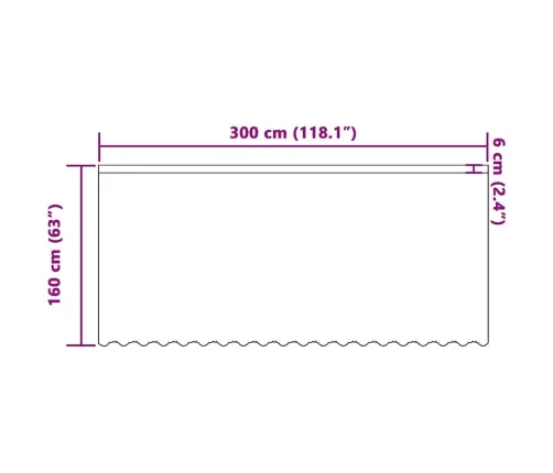 Mežģīņu Aizkars Ar Aizkariem Balta 300 X 160 Cm Poliesters Vidaxl