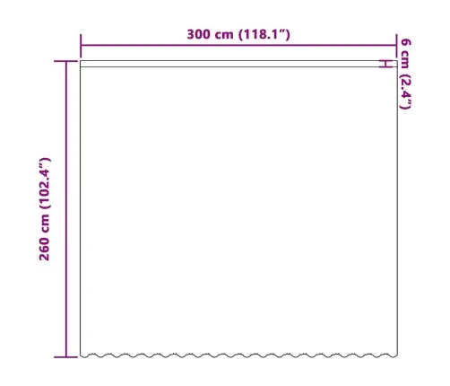 Kardinaid Kardinatega Valge 500X100Cm Polüester