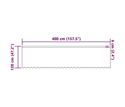 Kardinaid Kardinatega Valge 500X100Cm Polüester