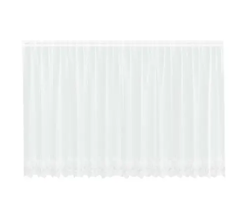 Užuolaidos Su Užuolaidomis Balta 500X100Cm Poliesteris