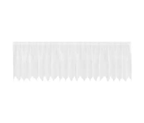 Lina Kardin Kardinatega Lilled Valge 80 X 500 Cm Polüester