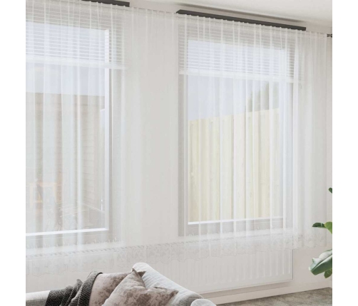 Kardinaid Kardinatega Valge 500X100Cm Polüester