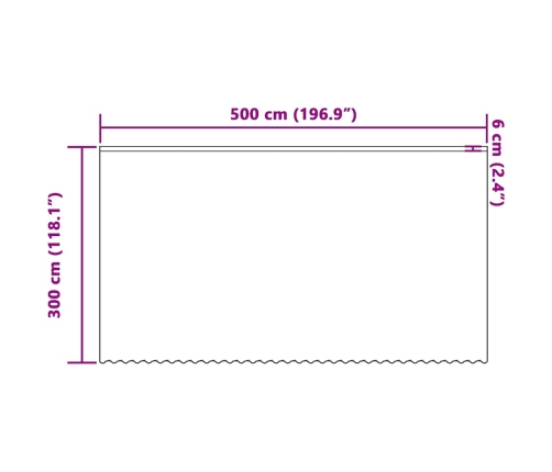 Užuolaidos Su Užuolaidomis Balta 500X100Cm Poliesteris