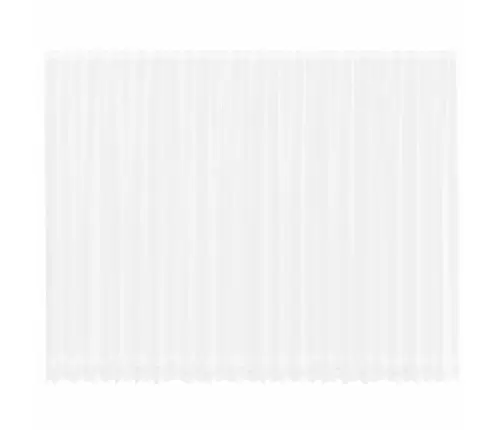 Mežģīņu Aizkars Ar Aizkariem Ziedu Raksts Balta 600 X 260 Cm Poliesters Vidaxl