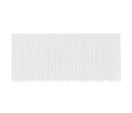 Mežģīņu Aizkars Ar Aizkariem Ziedu Raksts Balta 900 X 200 Cm Poliesters Vidaxl