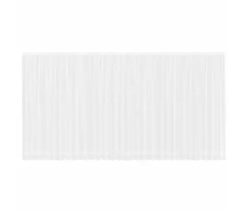 Mežģīņu Aizkars Ar Aizkariem Ziedu Raksts Balta 900 X 300 Cm Poliesters Vidaxl