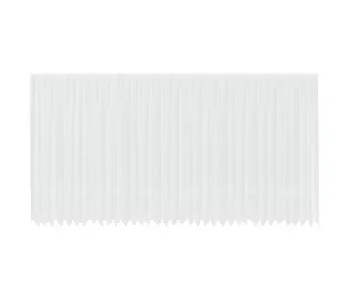 Mežģīņu Aizkars Ar Aizkariem Ziedu Raksts Balta 900 X 300 Cm Poliesters Vidaxl