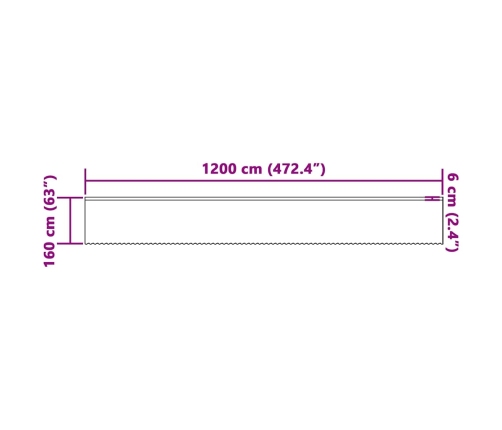 Užuolaidos Su Užuolaidomis Balta 500X100Cm Poliesteris