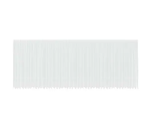 Mežģīņu Aizkars Ar Aizkariem Ziedu Raksts Balta 1200 X 260 Cm Poliesters Vidaxl