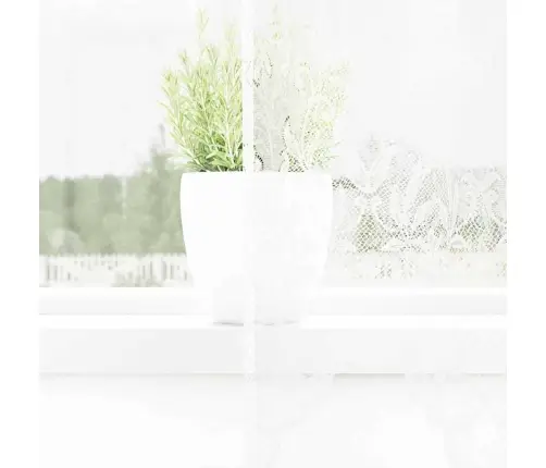 Lina Kardin Kardinatega Valge 200X140Cm Polüester Lina Kardin Kardinatega Valge 200X140Cm Polüester