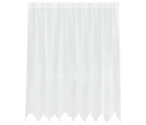 Lina Kardin Kardinatega Valge 200X140Cm Polüester Lina Kardin Kardinatega Valge 200X140Cm Polüester