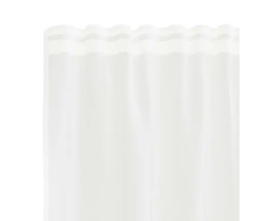 Lina Kardin Kardinatega Lilled Valge 100 X 300 Cm Polüester