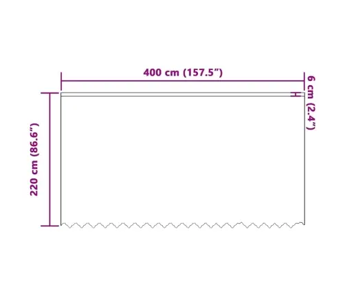 Užuolaidos Su Užuolaidomis Balta 500X100Cm Poliesteris