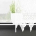 Aizkari Ar Aizkariem Balts 400 X 240 Cm Poliesters Vidaxl