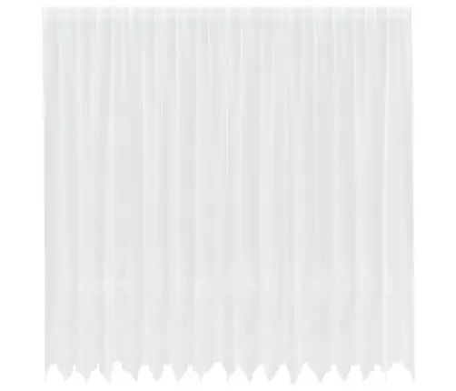 Lina Kardin Kardinatega Lilled Valge 245 X 400 Cm Polüester