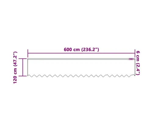 Lina Kardin Kardinatega Valge 600X120Cm Polüester Lina Kardin Kardinatega Valge 600X120Cm Polüester