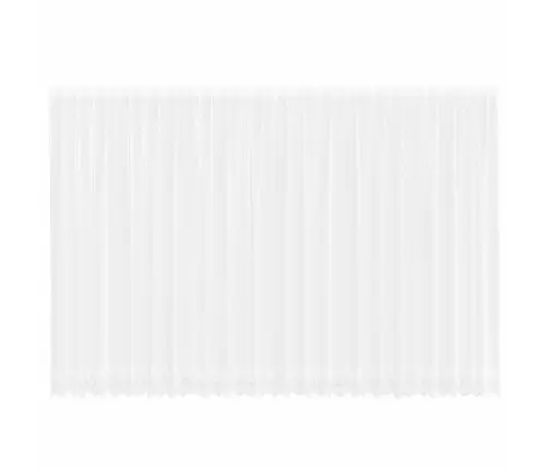 Lina Kardin Kardinatega Lilled Valge 245 X 600 Cm Polüester