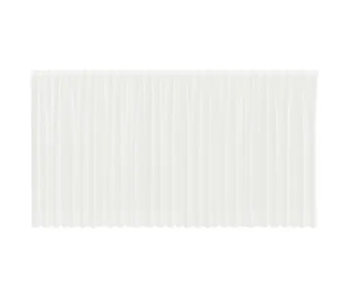 Nėrinių Užuolaida Gėlių Balta 200 X 750 Cm Poliesteris