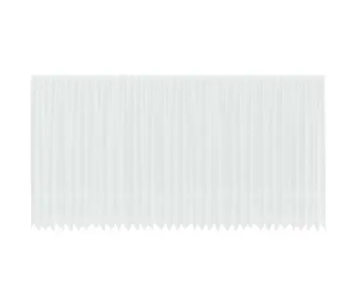 Kardinaid Kardinatega Valge 500X100Cm Polüester
