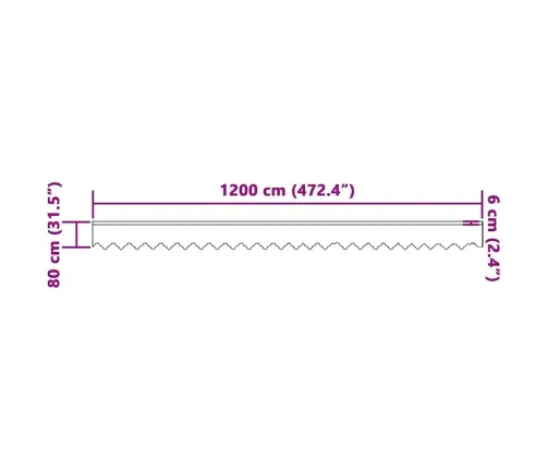 Lina Kardin Kardinatega Valge 1200X80Cm Polüester Lina Kardin Kardinatega Valge 1200X80Cm Polüester