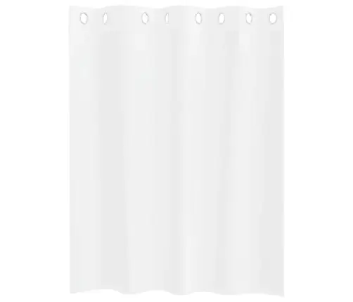 Aizkari Ar Aizkariem 2 Pcs Balta 140 X 140 Cm Poliesters Vidaxl Aizkari Ar Aizkariem 2 Pcs Balta 140 X 140 Cm Poliesters Vidaxl