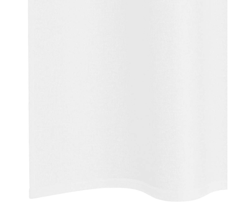 Aizkari Ar Aizkariem 2 Pcs Balta 140 X 245 Cm Poliesters Vidaxl