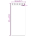 Aizkari Ar Aizkariem 2 Pcs Balta 140 X 245 Cm Poliesters Vidaxl