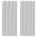 Aizkari Ar Aizkariem 2 Pcs Gaiši Pelēka 140 X 225 Cm Poliesters Vidaxl