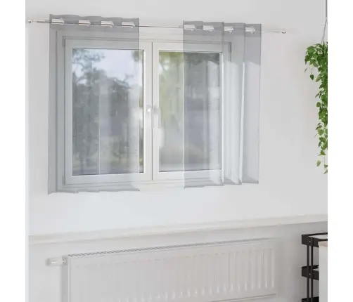 Voile Kardin Kardinatega 2 Pcs Tumehall 140X140Cm Polüester