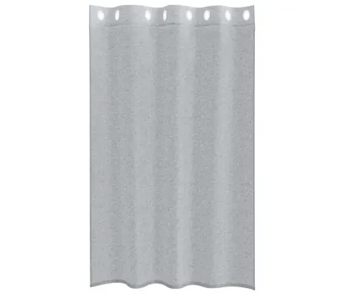 Užuolaidos 2 Pcs Tamsiai Pilka 140X175Cm Poliesteris