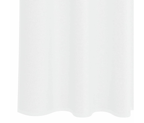 Aizkari Ar Aizkariem 2 Pcs Balta 140 X 140 Cm Poliesters Vidaxl