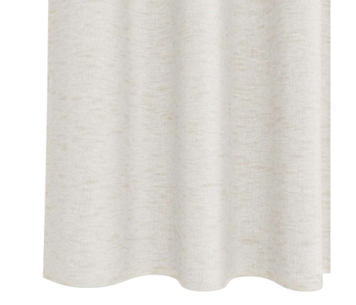 Aizkari Ar Aizkariem 2 Pcs Krēmkrāsa 140 X 225 Cm Poliesters Vidaxl