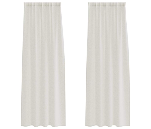Kardinaid Kardinatega 2 Pcs Cream 140X175Cm Polüester